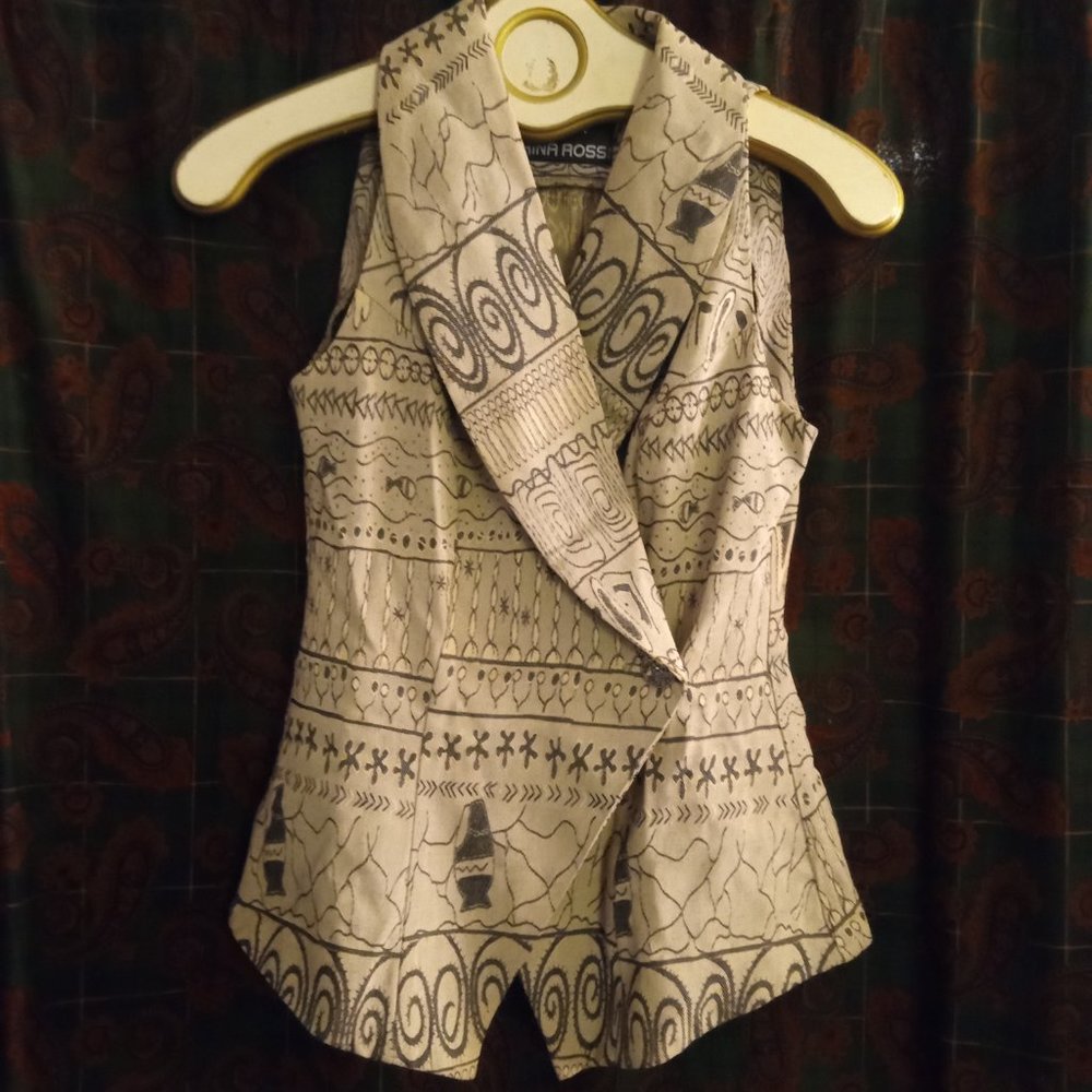 Vintage RINA ROSSI Designer vest size 4 - Picture 2 of 5